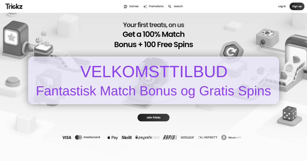 Trickz Casino Danmark - Spillemyndigheden-godkendt casino